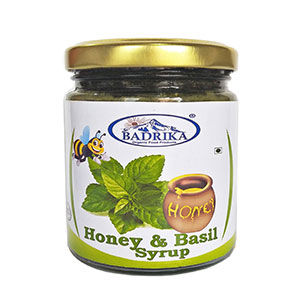 Basil and wild bee honey