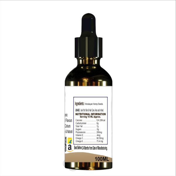 Badrika Organic Hemp Seeds Oil 200 ML - Image 4