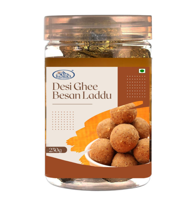 Badrika Besan Laddu | Contains Cow-Ghee | No Flavours or Preservatives added 250g - Image 3