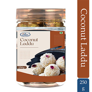 Badrika Coconut Laddu | Contains Cow-Ghee | No Flavours or Preservatives added