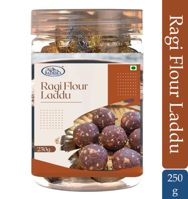 Badrika Ragi Flour Laddu | Contains Cow-Ghee | No Flavours or Preservatives added